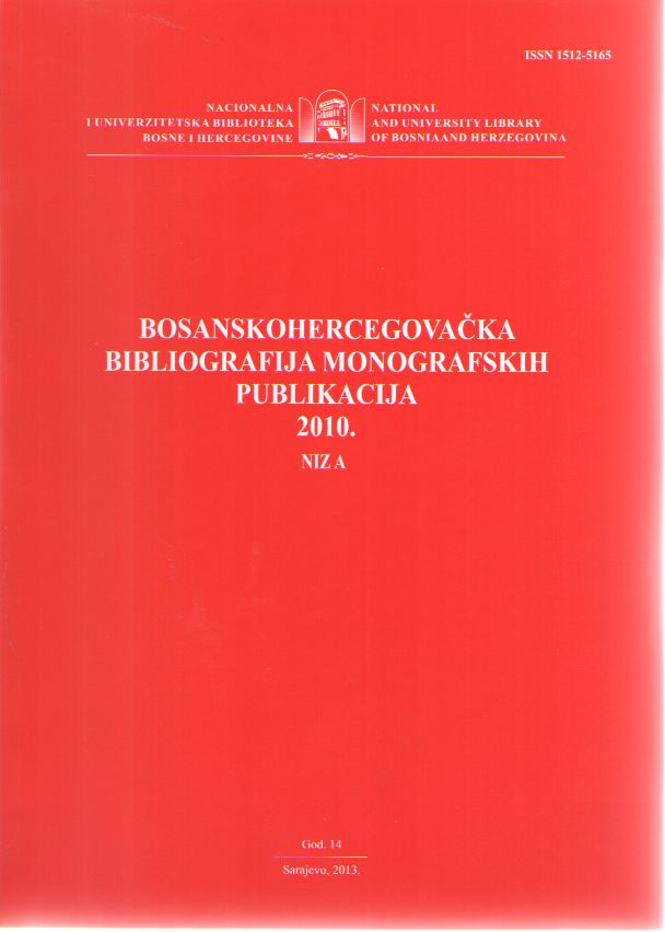 BH bibliografija monografskih publikacija
