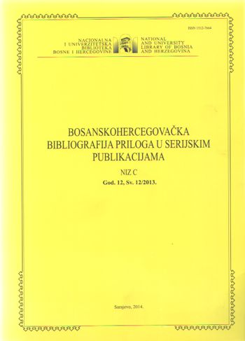 BH bibliografija priloga u serijskim publikacijama